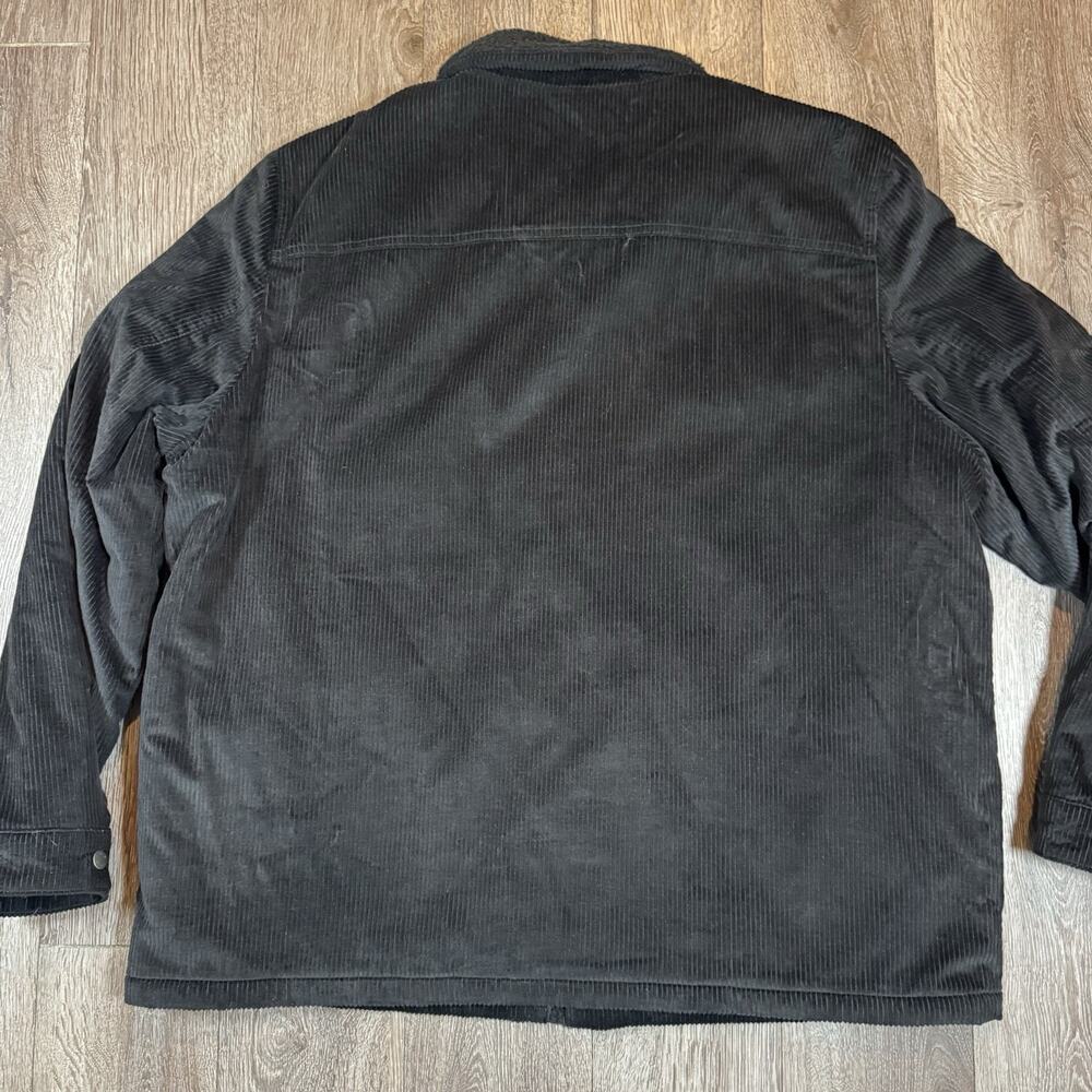 Levi’s Faux Shearling Corduroy Trucker Jacket Black LM3RC501 Men’s XXL - Picture 12 of 14